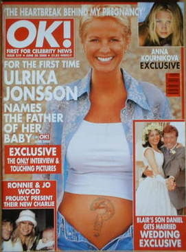 <!--2000-06-30-->OK! magazine - Ulrika Jonsson cover (30 June 2000 - Issue 