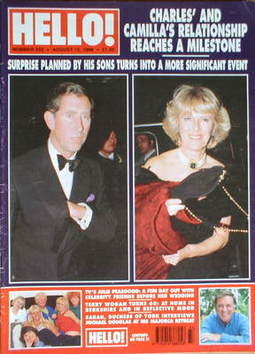 Hello! magazine - Prince Charles and Camilla cover (15 August 1998 - Issue 522)