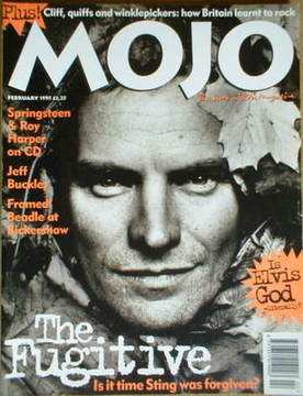 MOJO magazine - Sting cover (February 1995 - Issue 15)