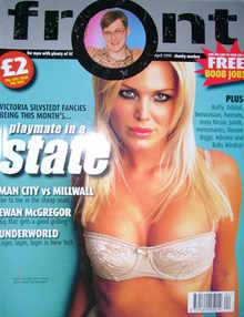 <!--1999-04-->Front magazine - Victoria Silvstedt cover (April 1999)