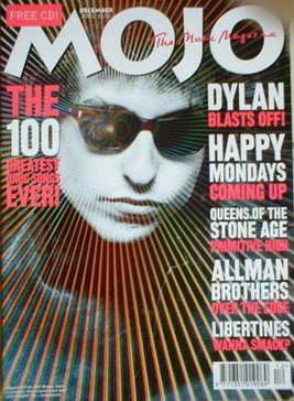 MOJO magazine - Bob Dylan cover (December 2002 - Issue 109)