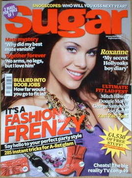 <!--2009-01-->Sugar magazine - Roxanne McKee cover (January 2009)