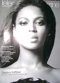Telegraph magazine - Beyonce cover (8 November 2008)