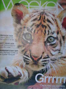 Weekend magazine - Tiger cub cover (22 March 2008)