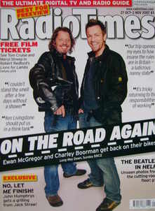 Radio Times magazine - Charley Boorman and Ewan McGregor cover (27 October-2 November 2007)