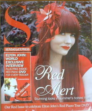 Sunday Express magazine - 8 June 2008 - Red Alert cover