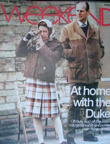 <!--2008-05-10-->Weekend magazine - The Queen & Prince Philip cover (10 May