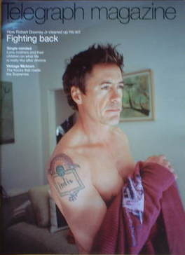 Telegraph magazine - Robert Downey Jr cover (26 April 2008)