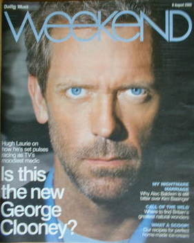 Weekend magazine - Hugh Laurie cover (9 August 2008)