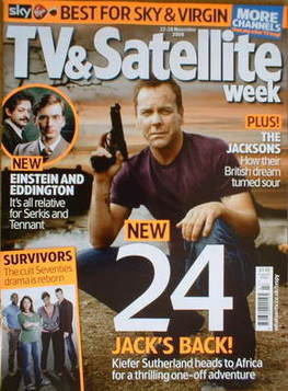 TV&Satellite Week magazine - Kiefer Sutherland cover (22-28 November 2008)