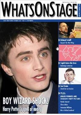 What's On Stage magazine - Daniel Radcliffe cover (February 2007 - Issue 69