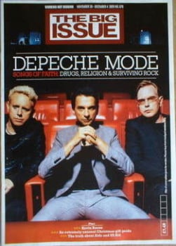 The Big Issue magazine - Depeche Mode cover (28 November-4 December 2005)