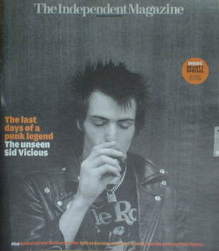 The Independent magazine - Sid Vicious cover (31 May 2008)