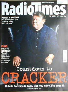 Radio Times magazine - Robbie Coltrane cover (30 September-6 October 2006)