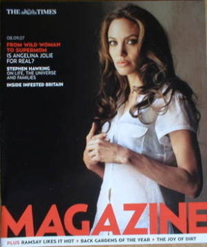 The Times magazine - Angelina Jolie cover (8 September 2007)
