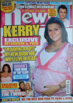 <!--2008-01-01-->New magazine - 1 January 2008 - Kerry Katona cover