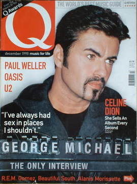 Q magazine - George Michael cover (December 1998)