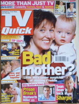 TV Quick magazine - Kacey Ainsworth cover (22-28 April 2006)