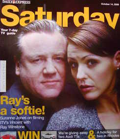 <!--2006-10-14-->Saturday magazine - Ray Winstone and Suranne Jones cover (