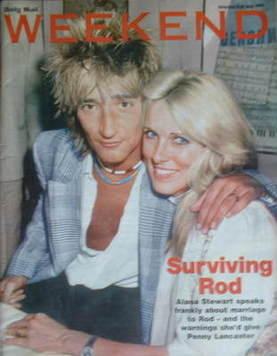 Weekend magazine - Rod Stewart and Alana Stewart cover (21 May 2005)