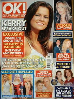OK! magazine - Kerry Katona cover (26 July 2005 - Issue 479)