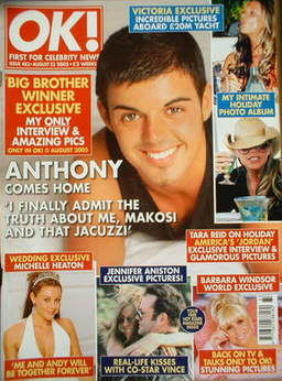 OK! magazine - Anthony Hutton cover (23 August 2005 - Issue 483)