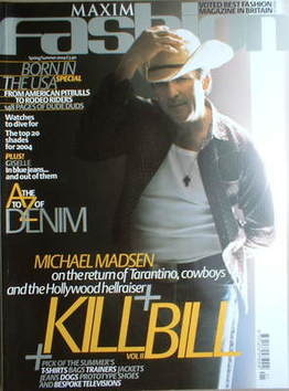 MAXIM Fashion magazine - Michael Madsen cover (Spring/Summer 2004)