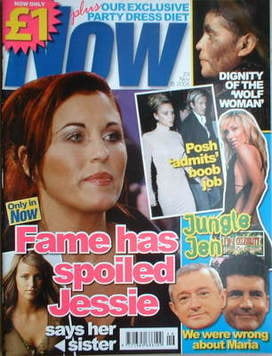 <!--2005-11-23-->Now magazine - Jessie Wallace cover (23 November 2005)