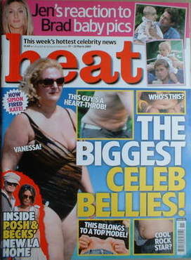 Heat magazine - The Biggest Celeb Bellies cover (17-23 March 2007)