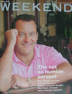 Weekend magazine - Paul Burrell cover (16 April 2005)