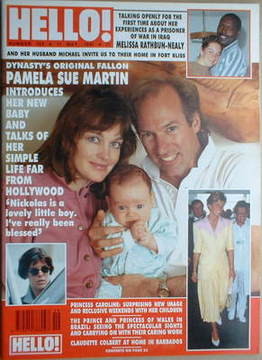 <!--1991-05-11-->Hello! magazine - Pamela Sue Martin cover (11 May 1991 - I