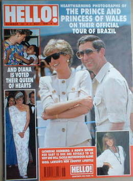 Hello! magazine - Princess Diana and Prince Charles cover (4 May 1991 - Issue 151)