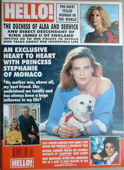 Hello! magazine - Princess Stephanie cover (27 April 1991 - Issue 150)