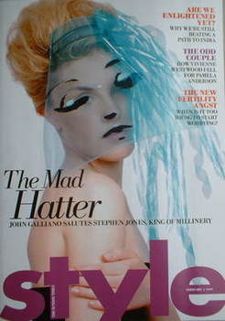 Style magazine - The Mad Hatter cover (1 February 2009)