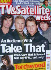 TV & Satellite Week magazine - Take That cover (2-8 December 2006)