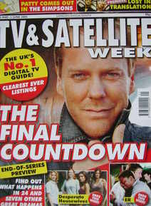 TV&Satellite Week magazine - Kiefer Sutherland cover (28 May-3 June 2005)
