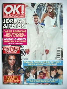 OK! magazine - Jordan Katie Price and Peter Andre cover (28 March 2006 - Issue 513)