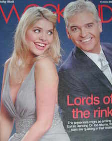 Weekend magazine - Holly Willoughby and Phillip Schofield cover (12 January