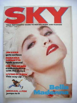 Sky magazine - Madonna cover (4-17 June 1987 - No 4)