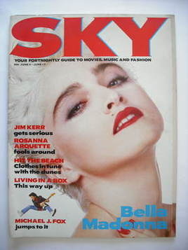 Sky magazine - Madonna cover (4-17 June 1987 - No 4)