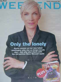 Weekend magazine - Annie Lennox cover (12 November 2005)