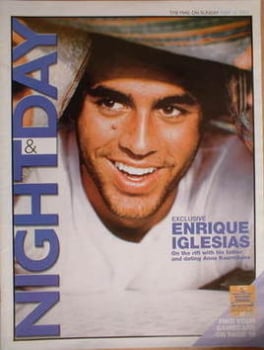 Night & Day magazine - Enrique Iglesias cover (12 May 2002)