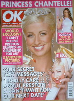 <!--2006-02-21-->OK! magazine - Chantelle Houghton cover (21 February 2006 