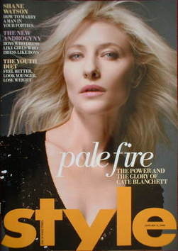 <!--2009-01-11-->Style magazine - Cate Blanchett cover (11 January 2009)