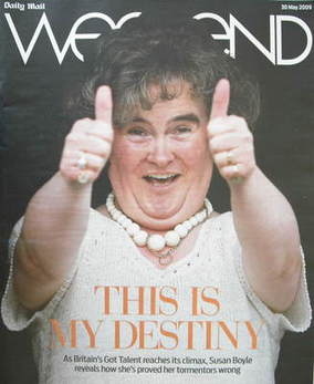 Weekend magazine - Susan Boyle cover (30 May 2009)