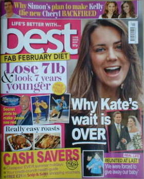 Best magazine - 3 February 2009 - Kate Middleton cover