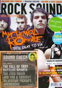 Rock Sound magazine - My Chemical Romance cover (June 2007)