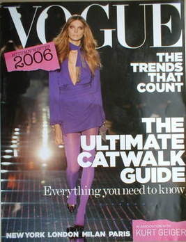 British Vogue supplement - The Ultimate Catwalk Guide (Autumn/Winter 2006)
