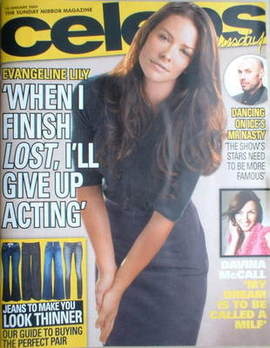 Celebs magazine - Evangeline Lily cover (18 January 2009)