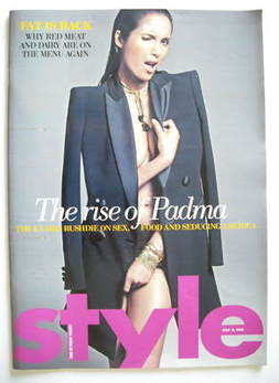 <!--2009-07-12-->Style magazine - Padma Lakshmi cover (12 July 2009)